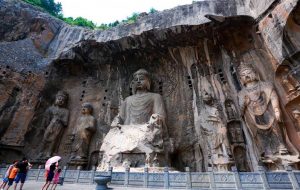 中国古代佛像雕塑唐代摩崖造像高清图