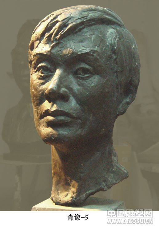 铸铜青年男性中国肖像雕塑艺术