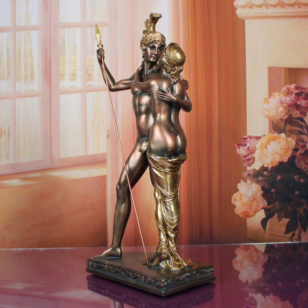 欧式裸体情侣人物雕塑工艺品摆件