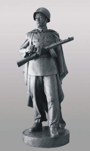 雕塑家张祖武的国防军雕塑