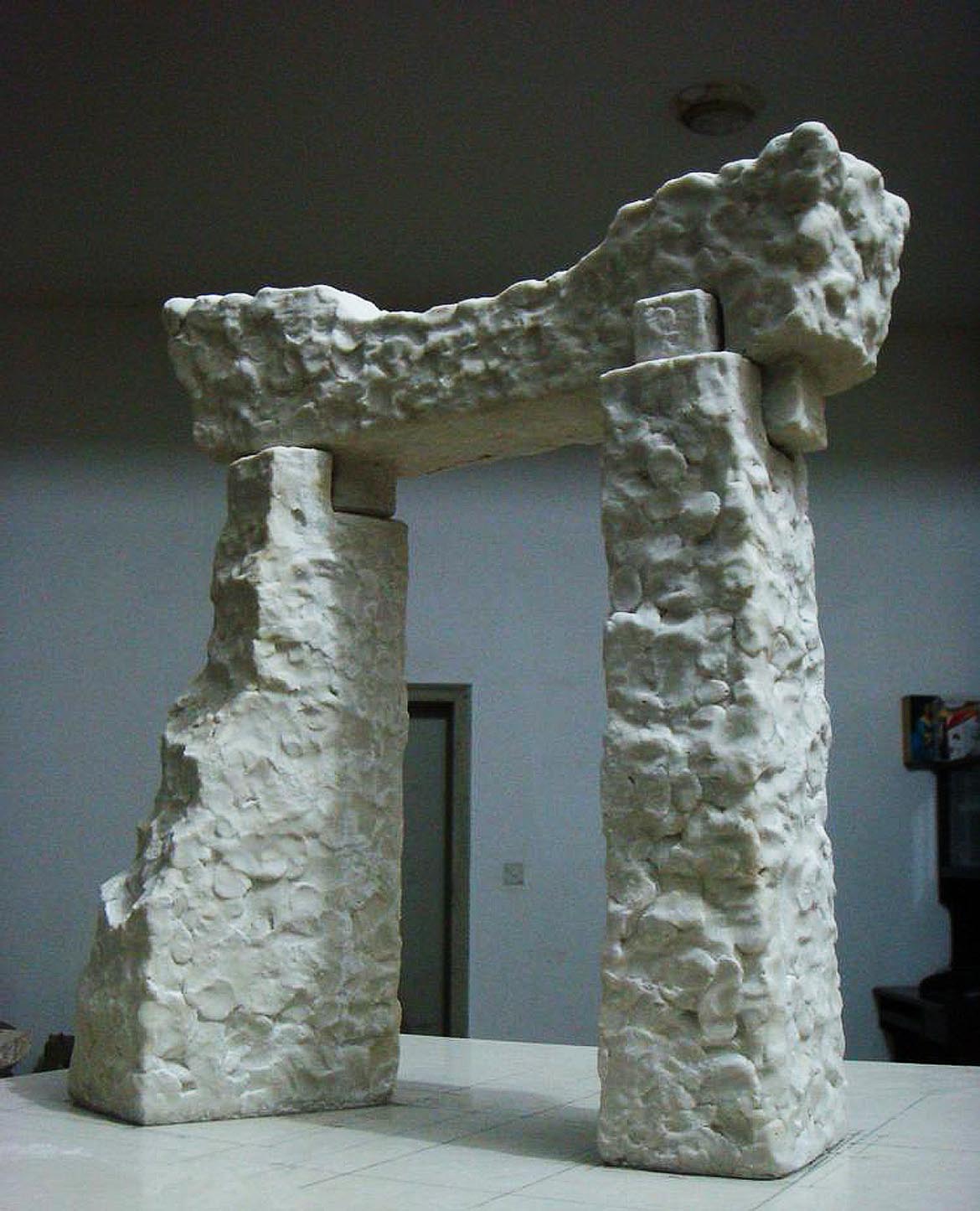 博仟北京雕塑公司塑造大门石雕雕塑模型