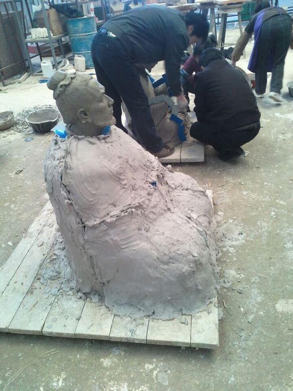 石膏雕塑翻制制作方法