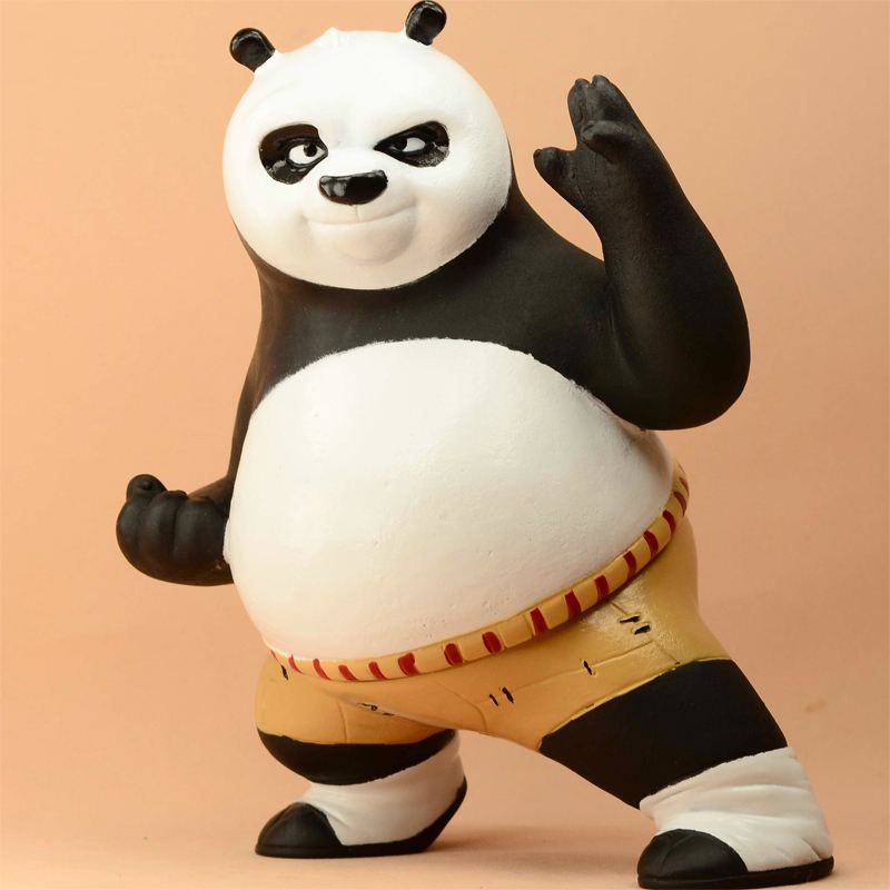 博仟雕塑公司的玻璃钢功夫熊猫雕塑