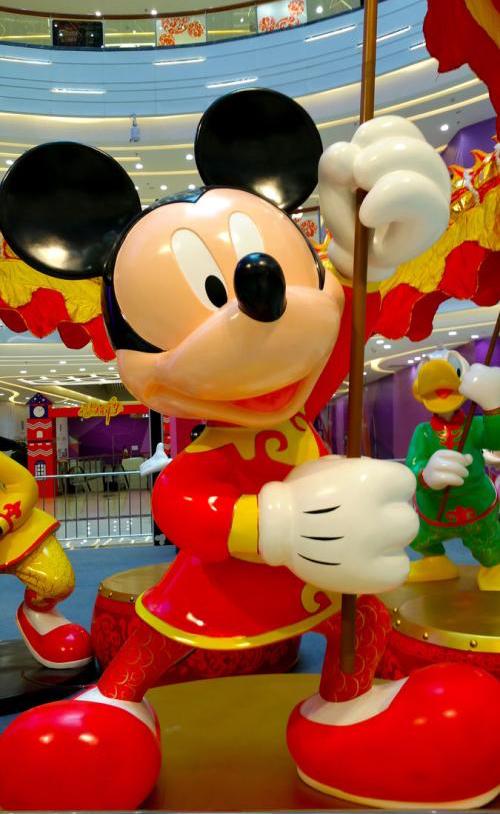 米老鼠迪士尼玻璃钢雕塑